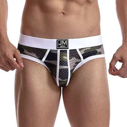 Mesh Brief Camo – Lightweight Mesh Underwear | M–2XL