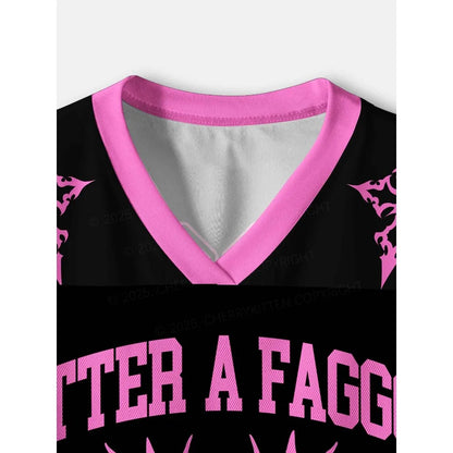 3D Print Mesh Crop Top – Better a Faggot | S–4XL | 100% Polyester