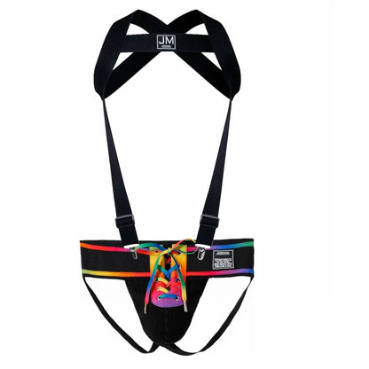 Jockmail Jockstrap met Afneembare Harnas