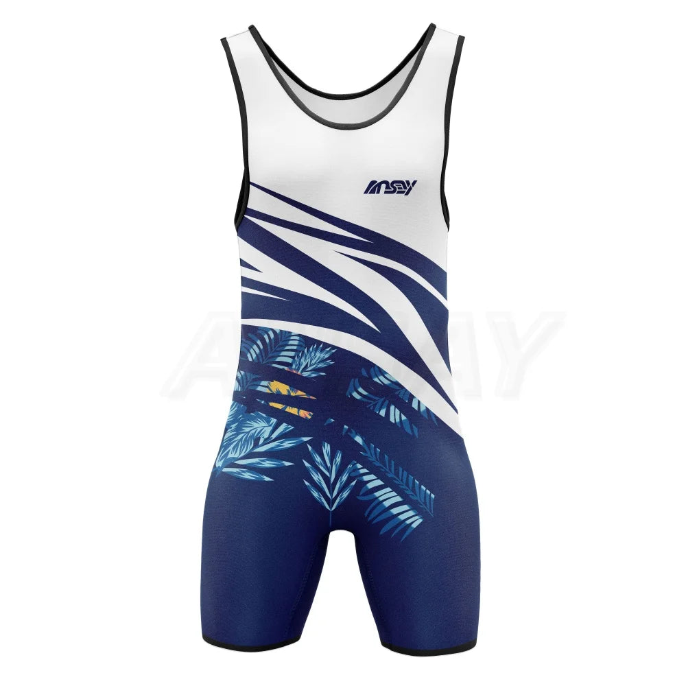 Performance Wrestling Singlet – 5 Colours | S–5XL | Polyester