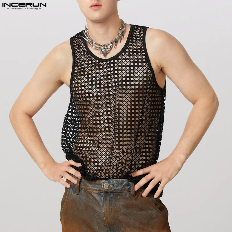Mesh Grove Tank Top