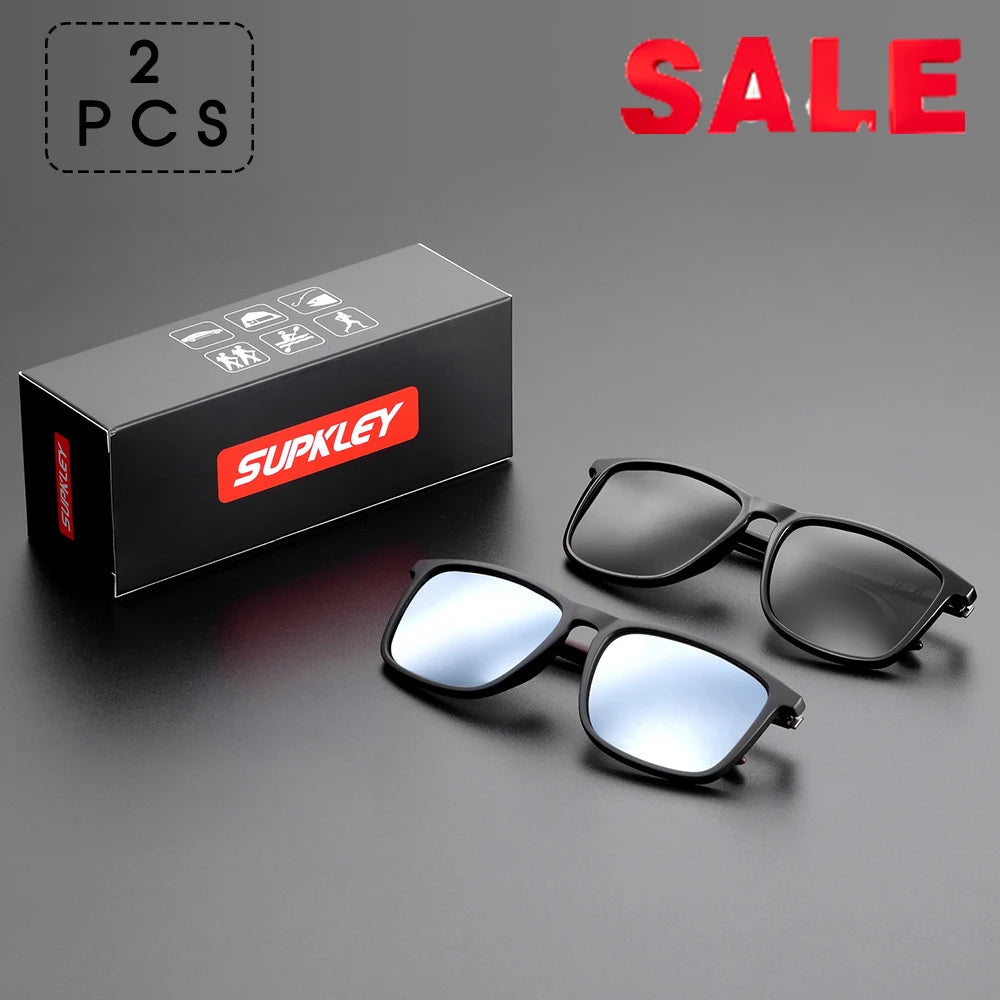 Polarised Square Sports Sunglasses – 13 Colours | One Size | Plastic & TAC