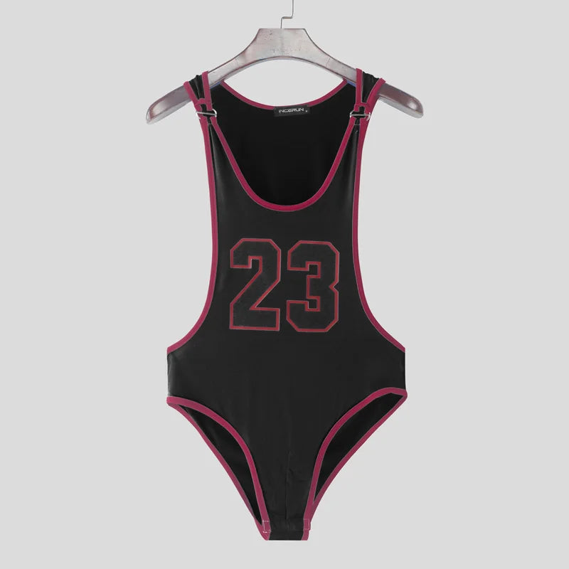Patchwork Bodysuit – Sleeveless Stretch Bodysuit | S–3XL