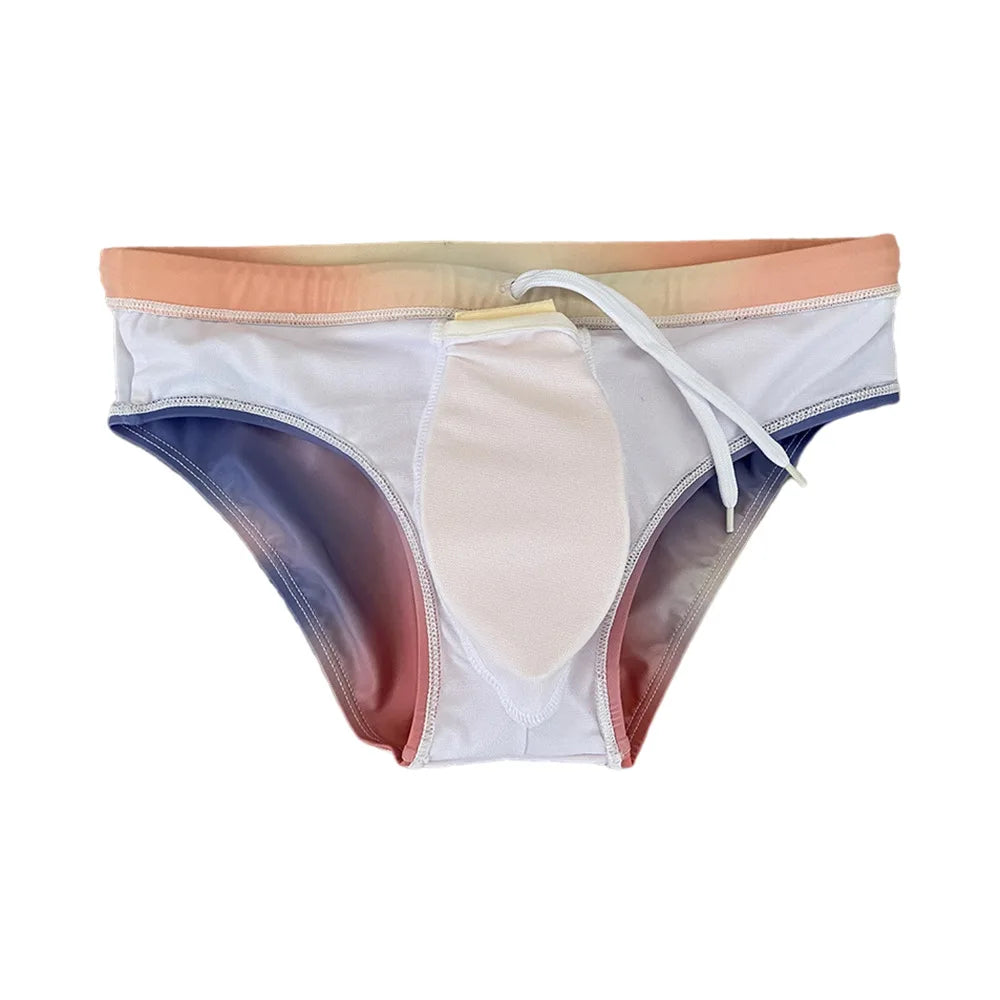Swimbrief Gradient – Pink & Green | M–XXL