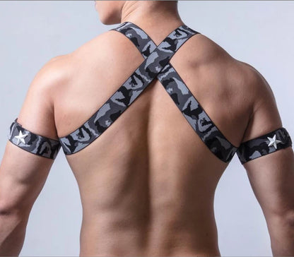 Pineapple-Wear Camouflage Nylon Harness | 4 Camo Styles | One Size