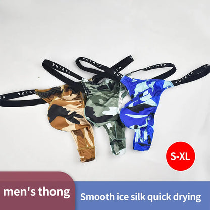 Zijdezachte Camouflage String (1/3/6 Stuks)