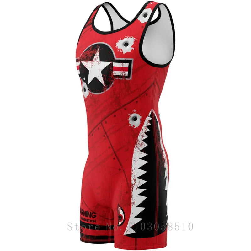 Dog Fight Singlet – 4 Colours | M–2XL | Stretchy Knit