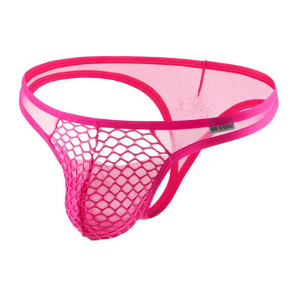 Men's Mesh Transparent Thong – Sexy G-String T-Back Underwear | S–XL