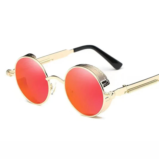 Round Metal Sunglasses – 10 Colours | One Size | Polarized Mirror & UV400