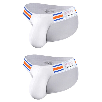 Men's Modal Briefs – Breathable Big V High Fork Sexy Underwear | 1, 2 or 3-Pack | M–XXL