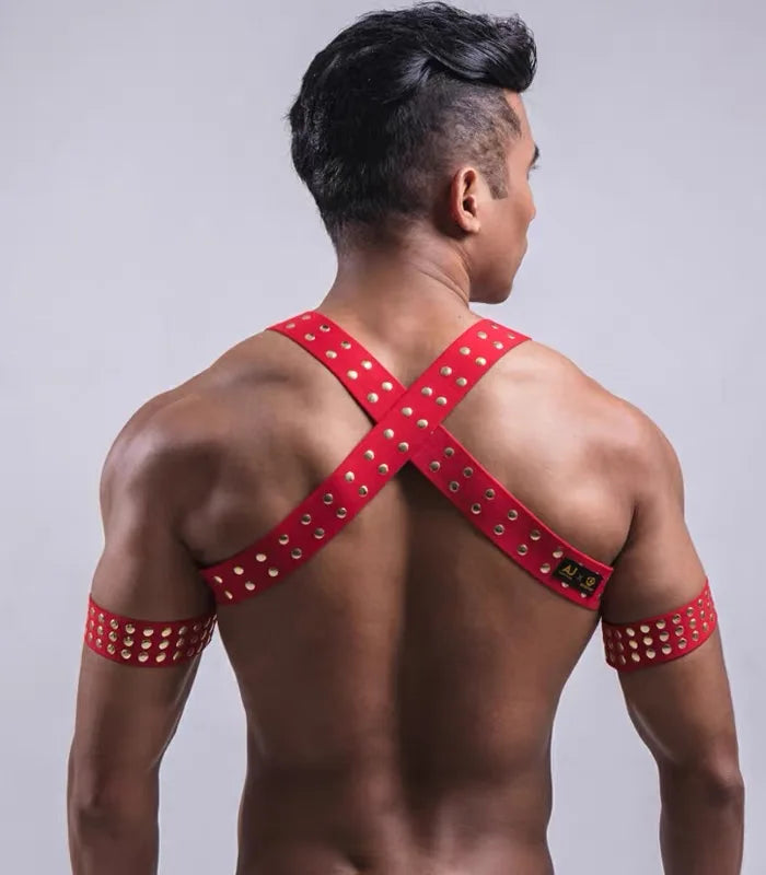Chest Harness & Armband Set – 2 Colours | Polyester