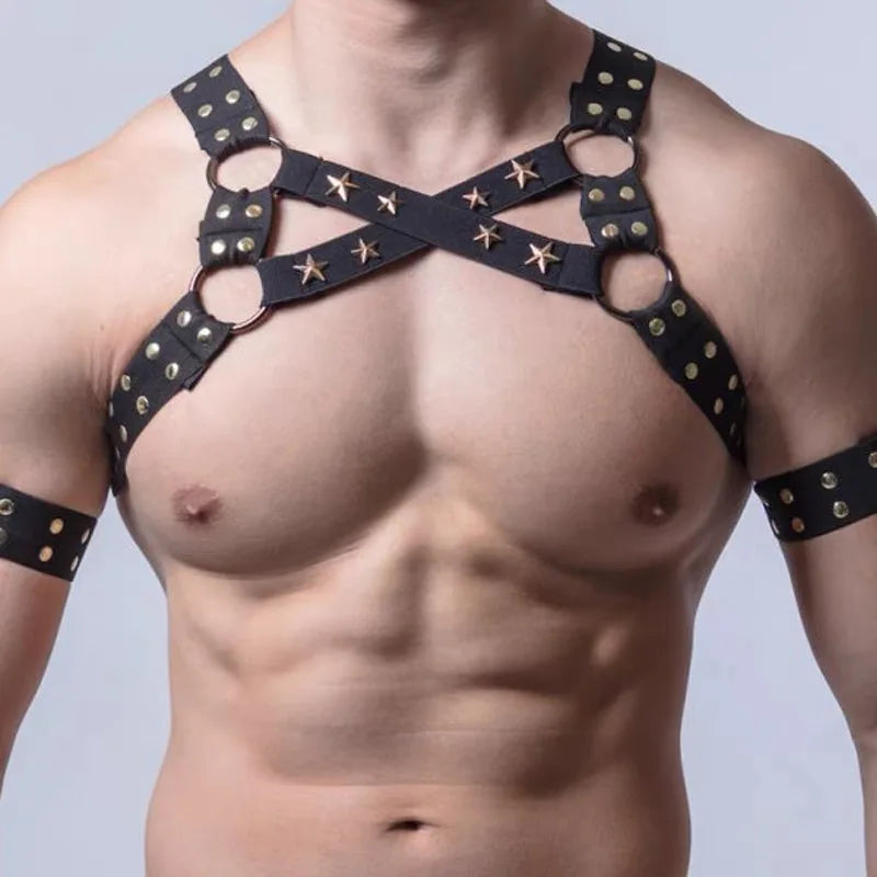 Chest Harness & Armband Set – 2 Colours | Polyester