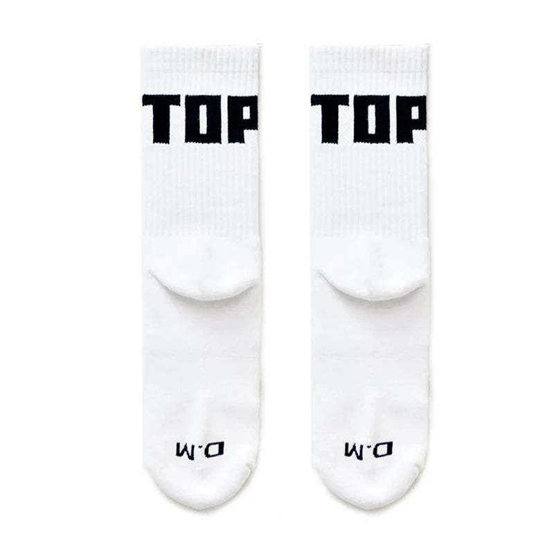 Statement Crew Socks – Black & White | One Size | Cotton & Elastane