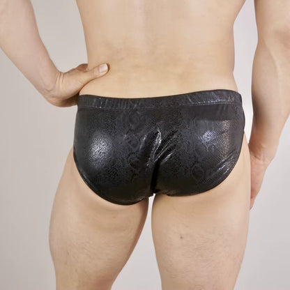 Metallic Swim Brief – 5 Colours | M–XL | Nylon & Lycra