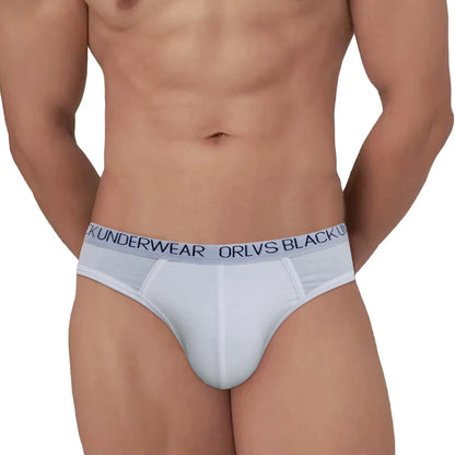 Men's Hip Brief or Tanga | White, Pink & Black | M–2XL