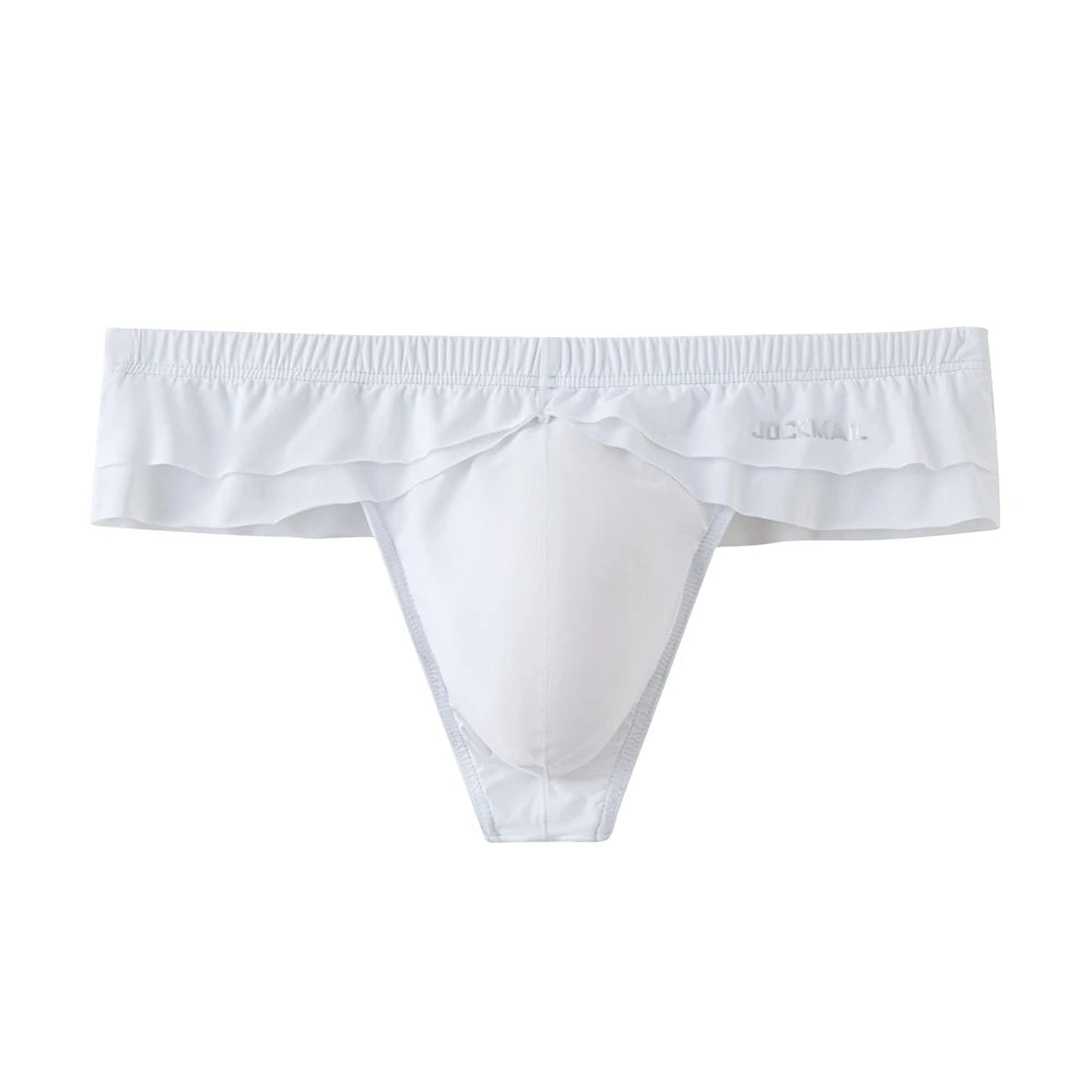 Ruffled Mini Skirt Thong – 5 Colours | M–XL | Nylon & Elastane