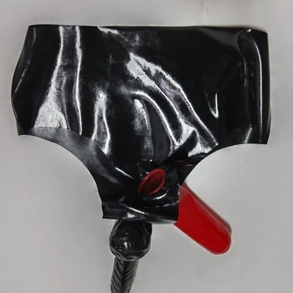Handmade Latex Brief Set with 2 Condoms