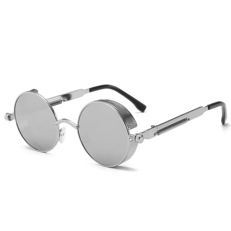 Round Metal Sunglasses – 10 Colours | One Size | Polarized Mirror & UV400