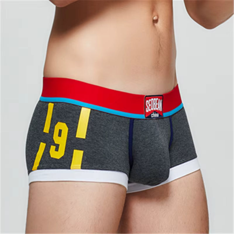 Low-Rise Cotton Boxer Briefs – 8 Colours | M–2XL | Cotton & Elastane
