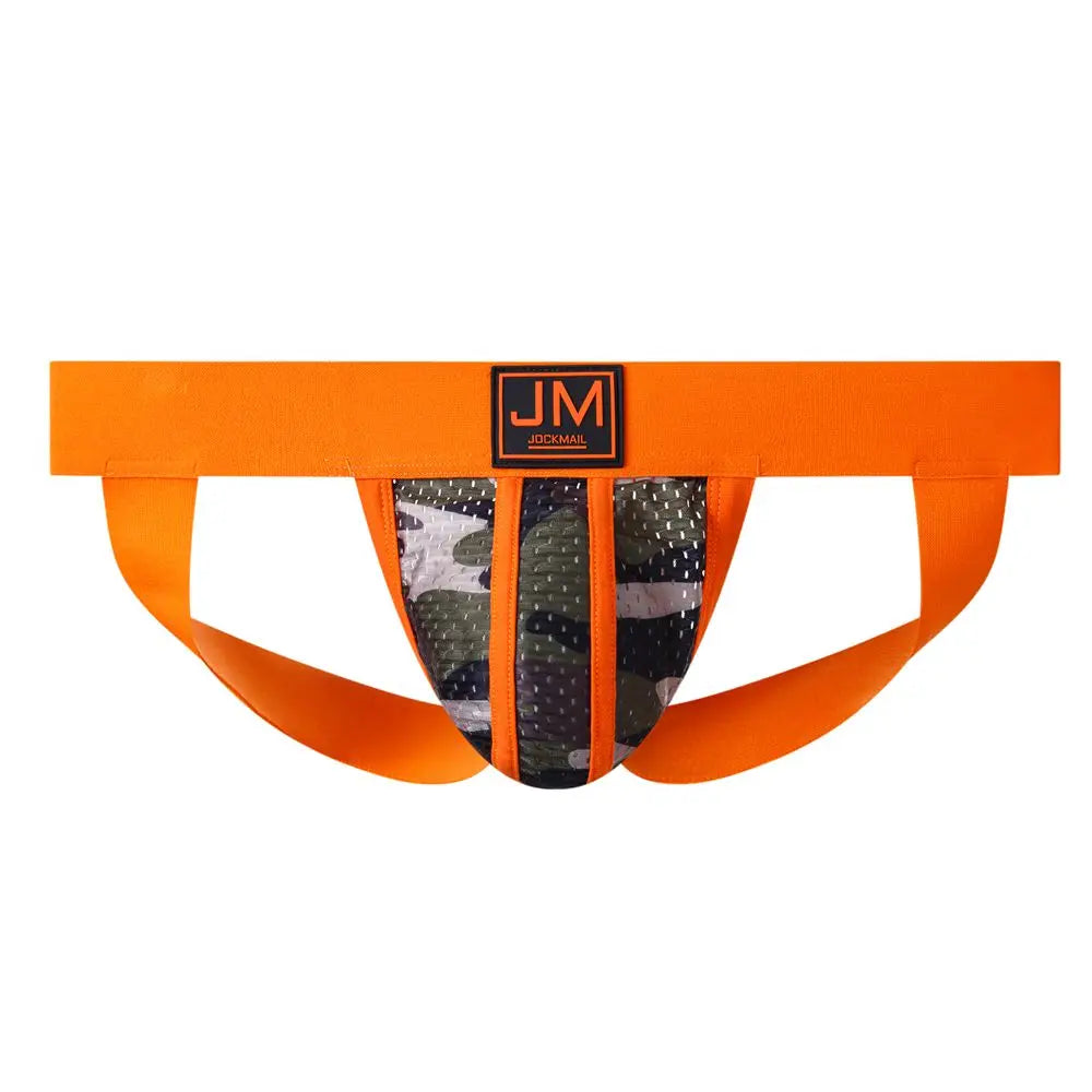 Camo Mesh Jockstrap – 6 Colours | M–2XL | Polyester & Lycra