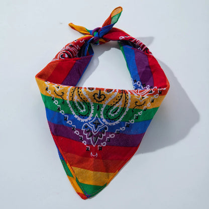 Rainbow Pride Hair Scarf – 4 Options | Yarn | Headband & Turban
