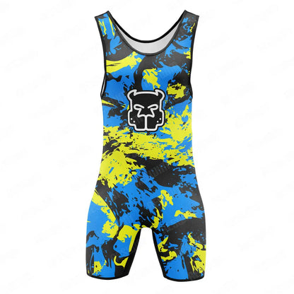 Wrestling Singlet Bodysuit – 15 Designs | S–3XL | Lycra