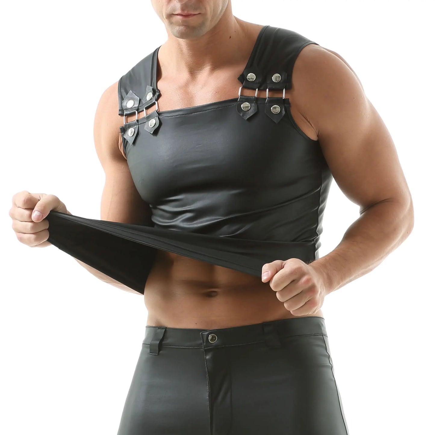 Kunstleren Tanktop