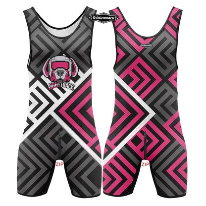 Dogs Play Singlet Bodysuit – 10 Colours | XS–5XL | Polyester