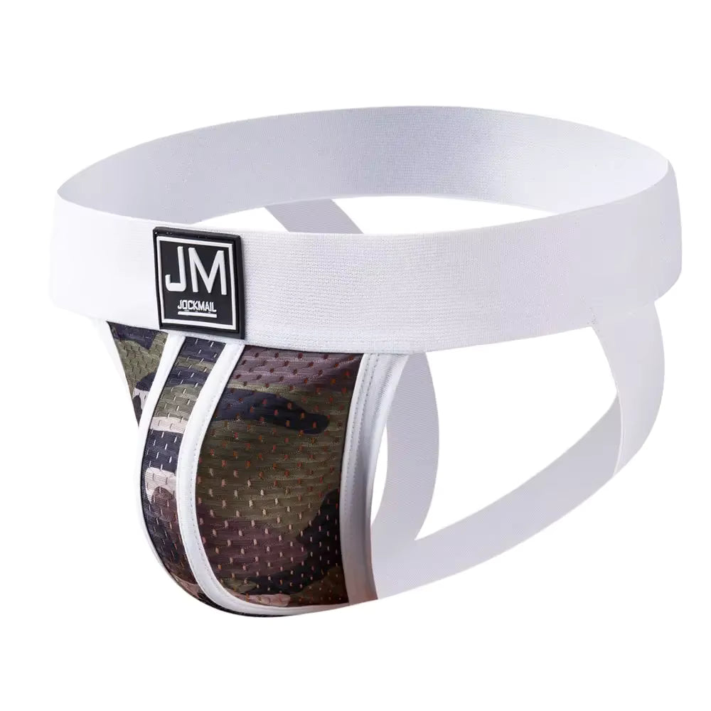 Camo Mesh Jockstrap – 6 Colours | M–2XL | Polyester & Lycra