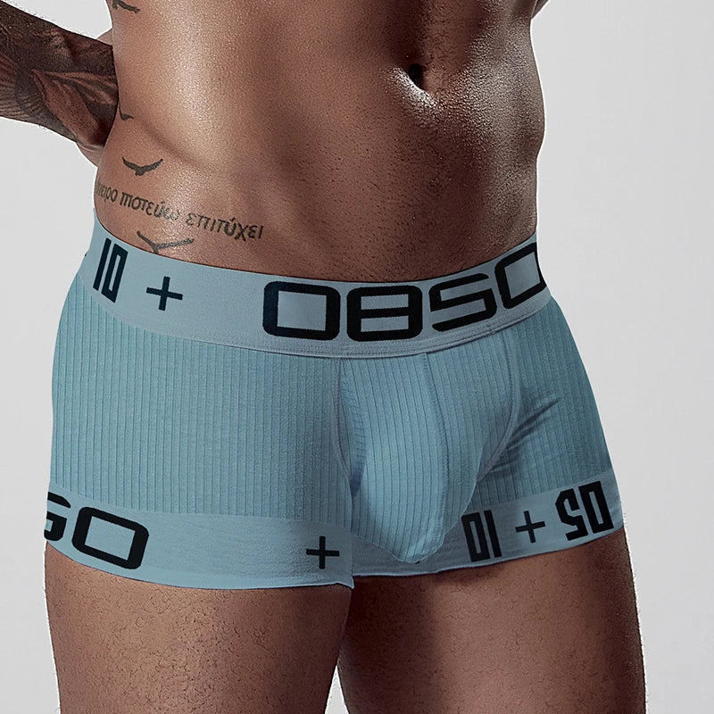 Ribbed Boxer Short – 6 Colours | M–2XL | Cotton & Lycra