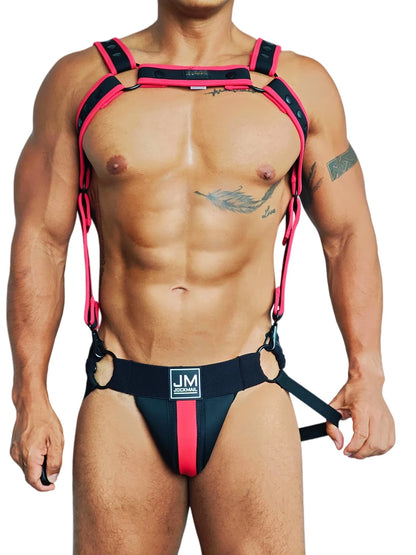 Neoprene Harness & Jockstrap Set – 7 Colour Combos | One Size | DIY Mix & Match