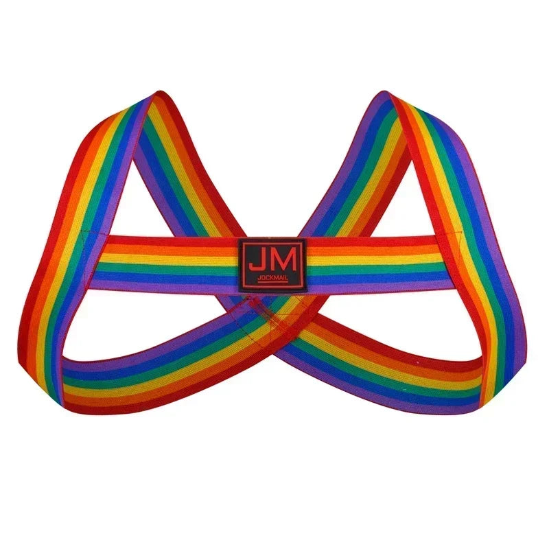Jockmail Rainbow Body Harness | 2 Styles | One Size