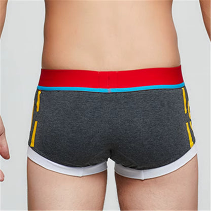 Low-Rise Cotton Boxer Briefs – 8 Colours | M–2XL | Cotton & Elastane