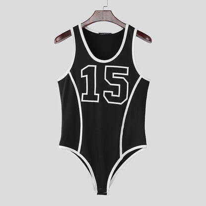 Patchwork Bodysuit – Sleeveless Stretch Bodysuit | S–3XL
