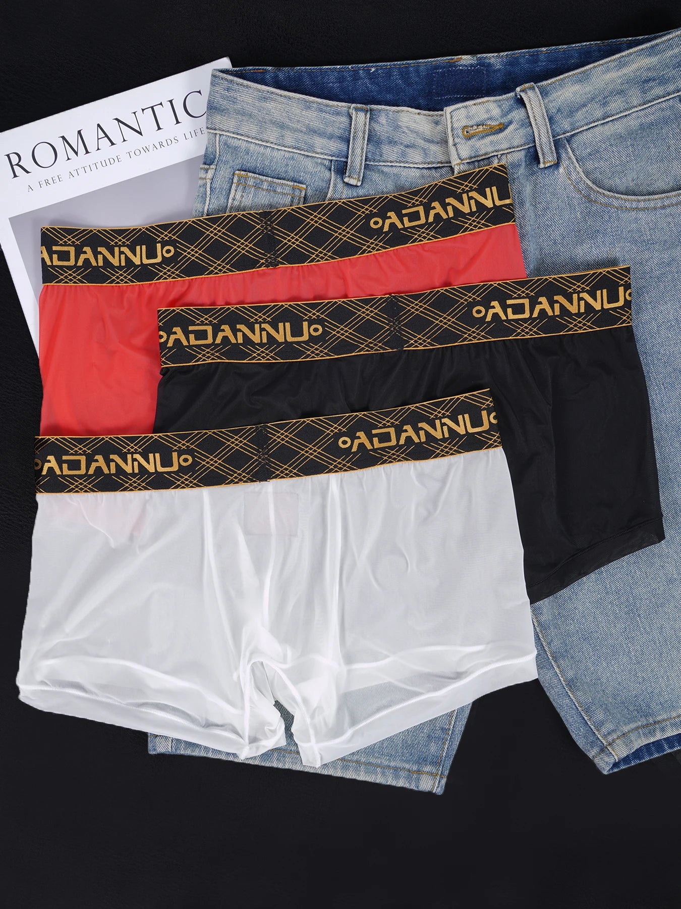 Ultra-Thin Transparent Short – 3 Colours | M–2XL | Nylon & Lycra