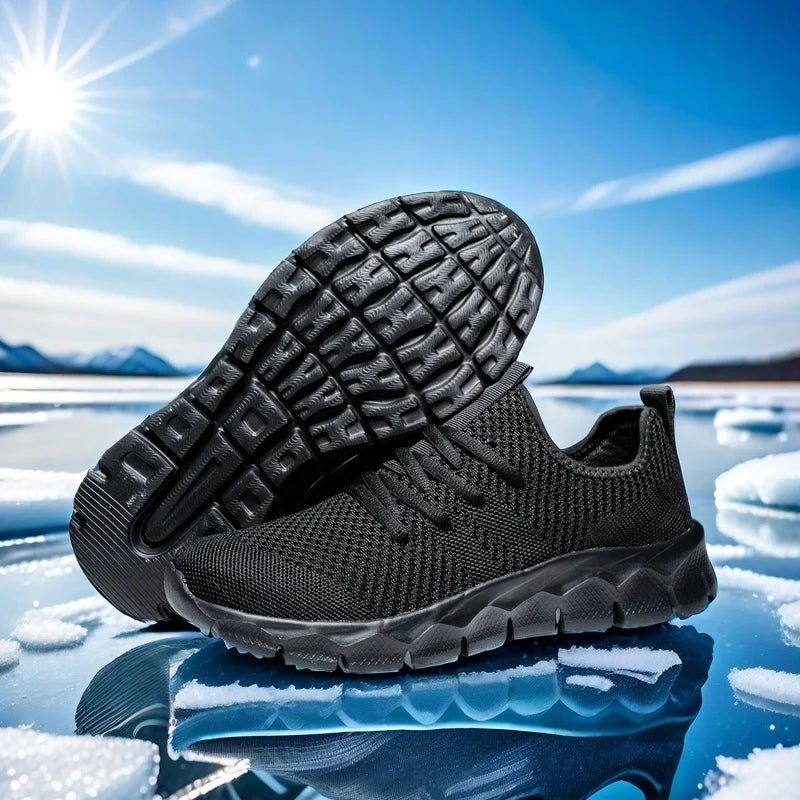 Lightweight Mesh Sneakers | Black | EU 35–48