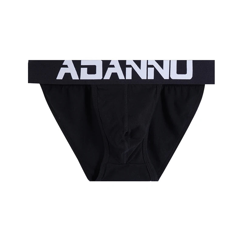 Men's Brief – Black & White | M–2XL | Cotton & Lycra