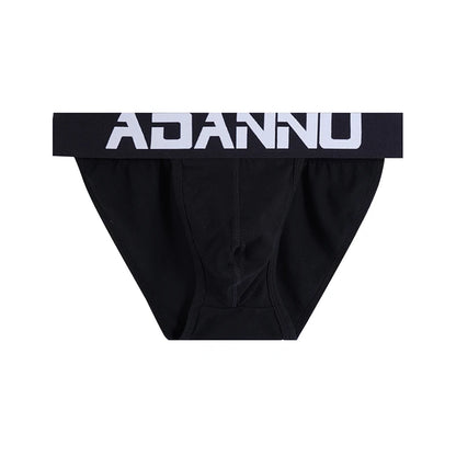 Men's Brief – Black & White | M–2XL | Cotton & Lycra