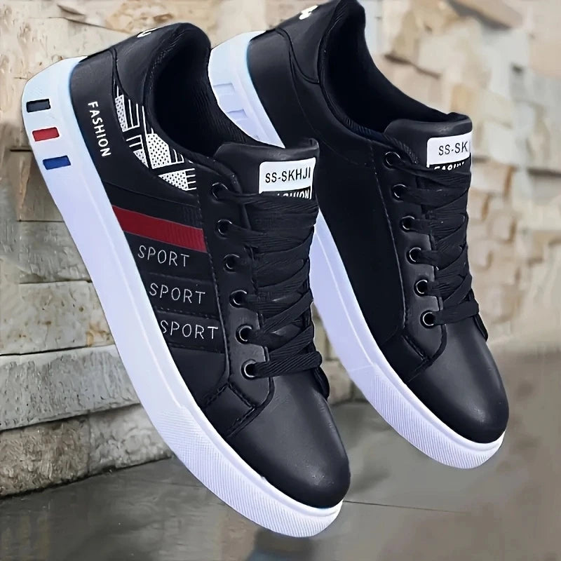 Low-Top Skate Sneakers | Black | EU 39–48
