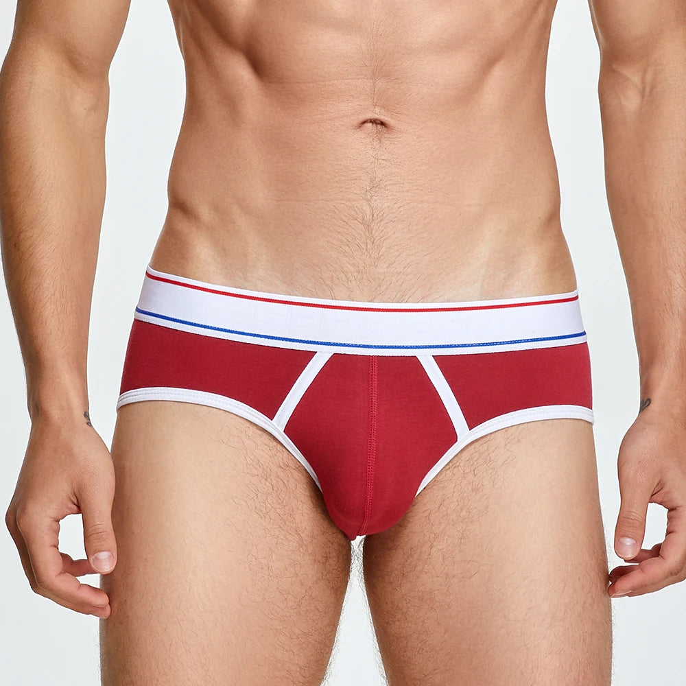 Low-Rise Bikini Brief – 6 Colours | M–2XL | Cotton & Spandex