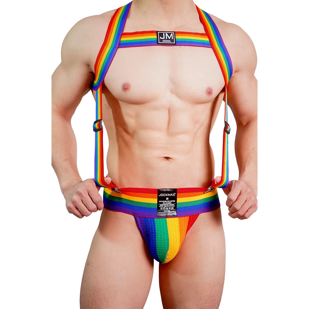 JOCKMAIL Adjustable Harness & Jockstrap Set | 4 Styles | M–XXL