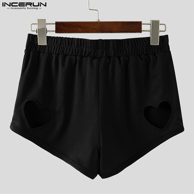 Men's Hollow-Out Heart Shorts – Sexy Oversize Streetwear | S–5XL