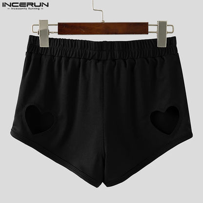 Men's Hollow-Out Heart Shorts – Sexy Oversize Streetwear | S–5XL