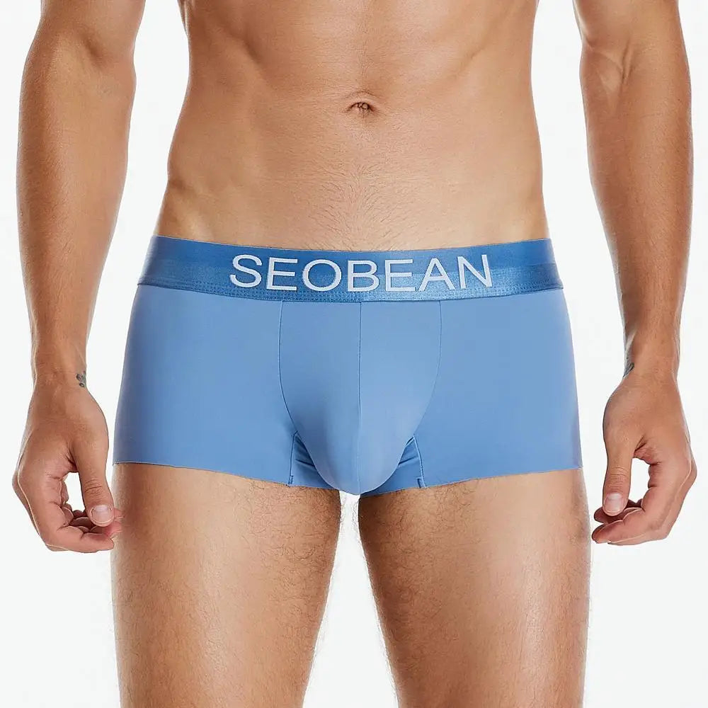 Ice Silk Boxer Shorts – 6 Colours | M–2XL | Nylon & Spandex