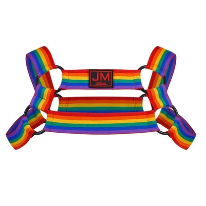 Jockmail Rainbow Body Harness | 2 Styles | One Size