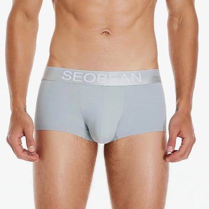 Ice Silk Boxer Shorts – 6 Colours | M–2XL | Nylon & Spandex