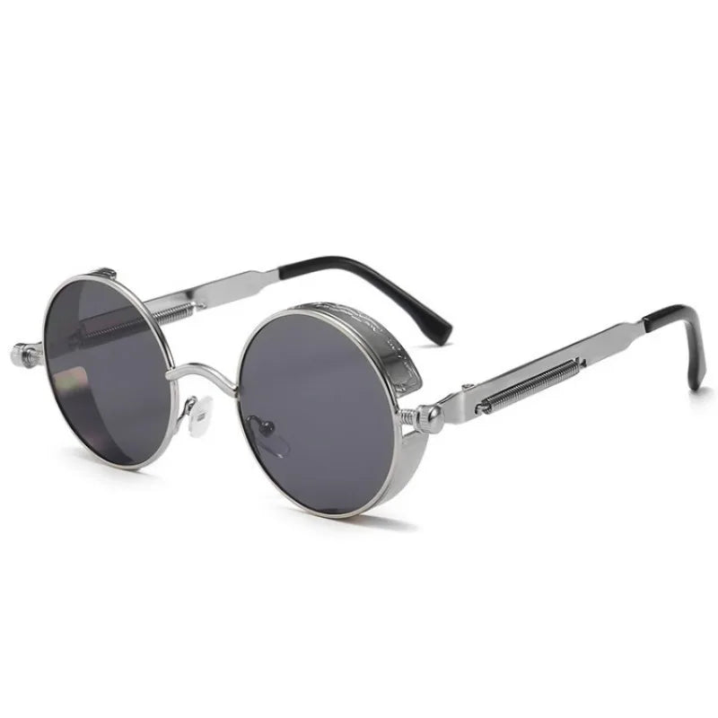 Round Metal Sunglasses – 10 Colours | One Size | Polarized Mirror & UV400