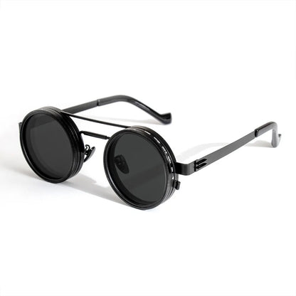 ND2-400 Adjustable Dimming Sunglasses – Black, Silver & Gold | One Size | Polarized & UV400