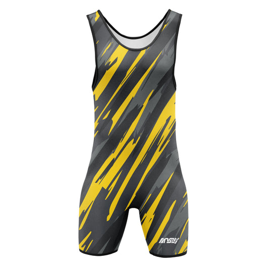Performance Wrestling Singlet – 5 Colours | S–5XL | Polyester