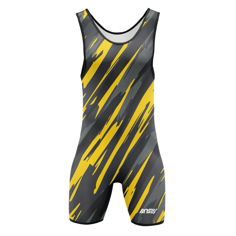 Performance Wrestling Singlet – 5 Colours | S–5XL | Polyester
